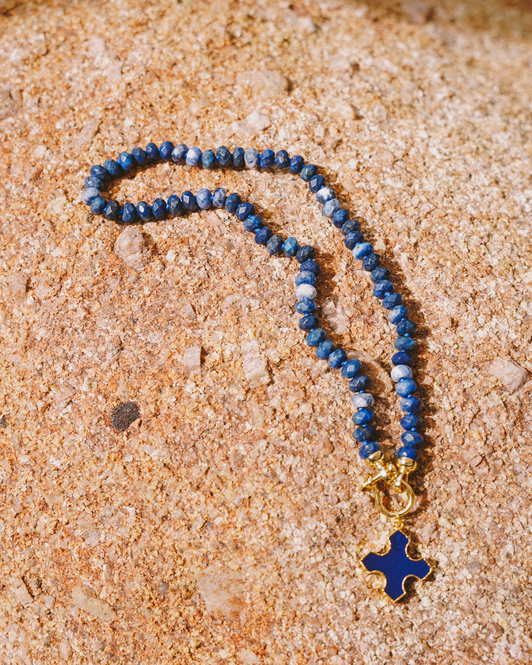 Blue beaded bliss