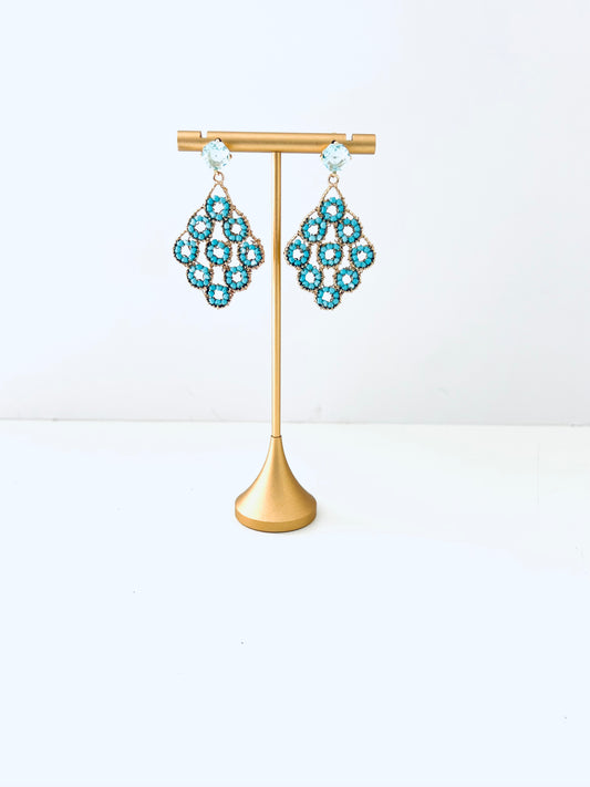 Majorca turquoise earrings