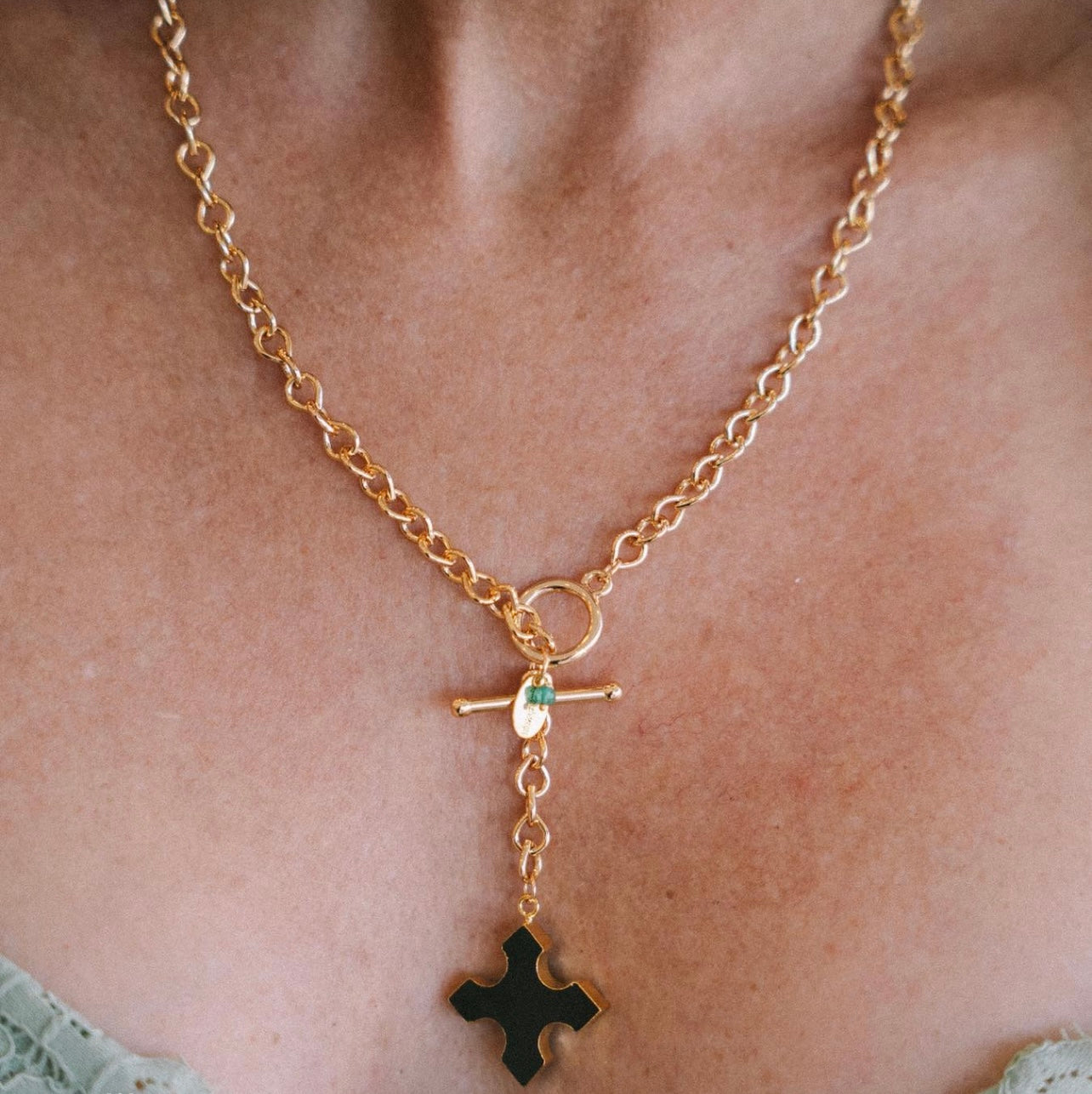 FOB with Cross