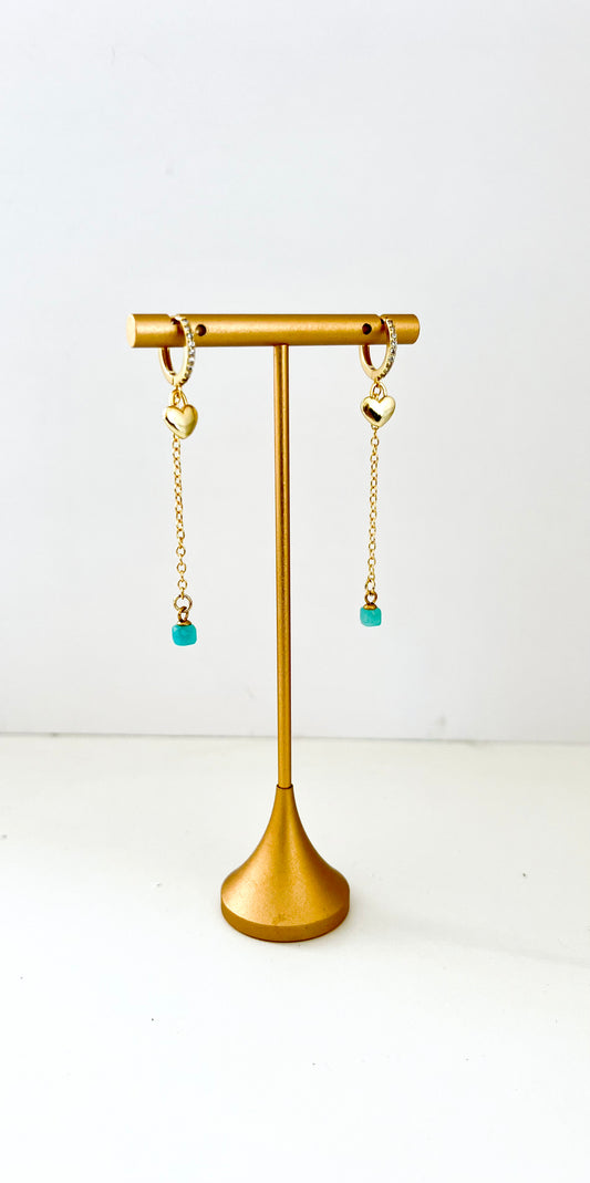 Kos heart earrings