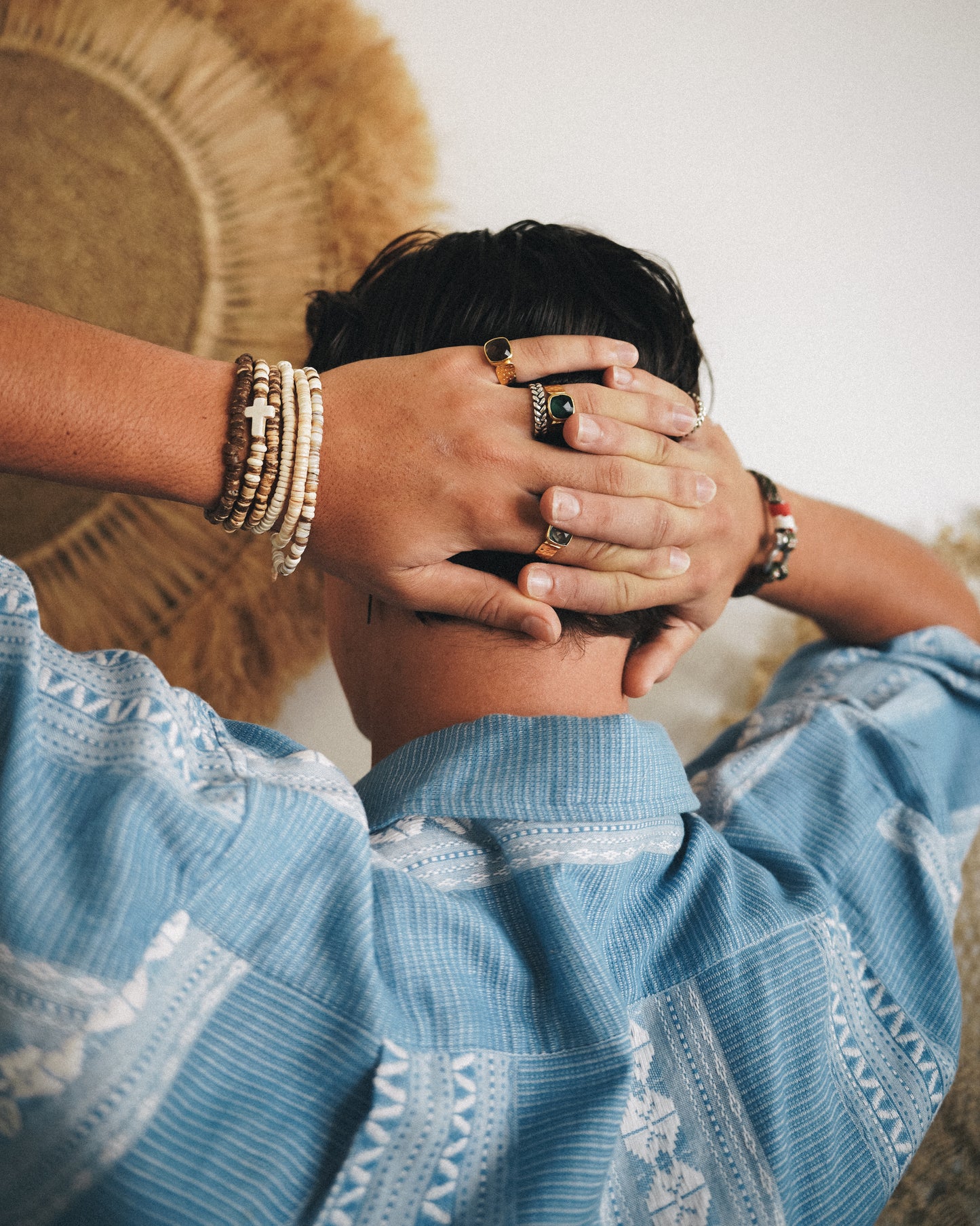 Coconut and Wood Beaded Bracelets