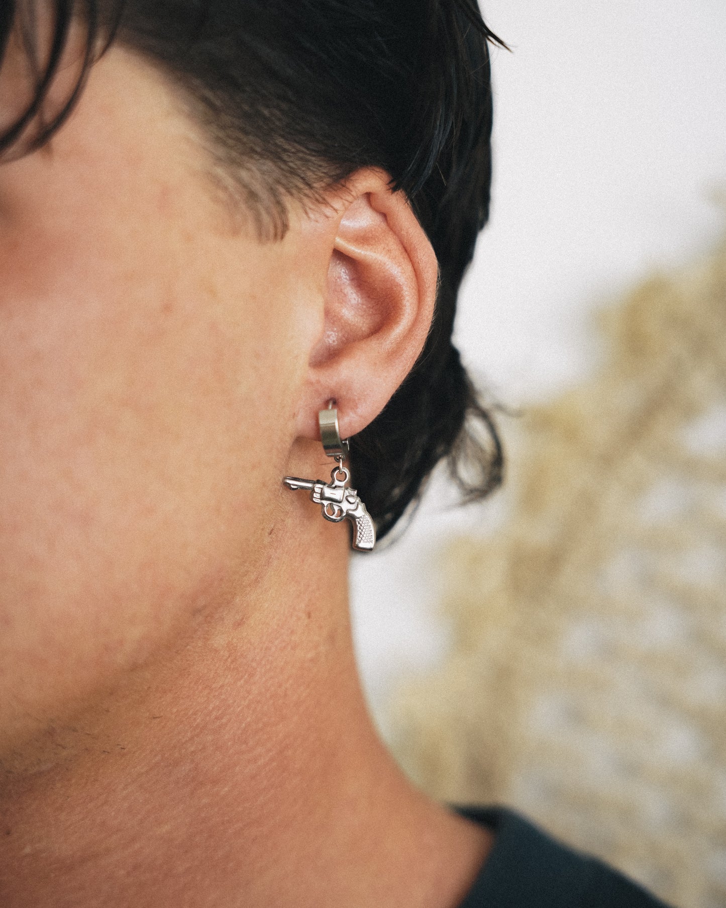 Pistol earring