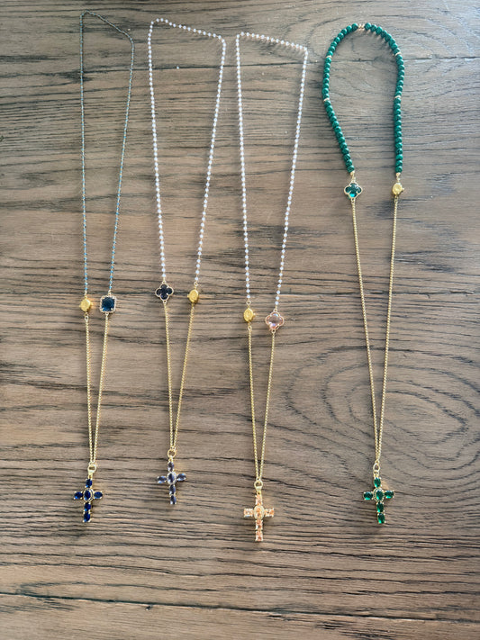 Limited edition cross series malachite