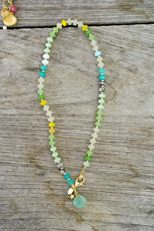 Green Beaded Necklace