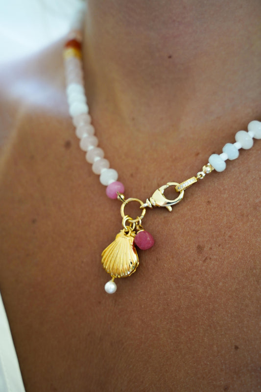 Pink Beaded Necklace