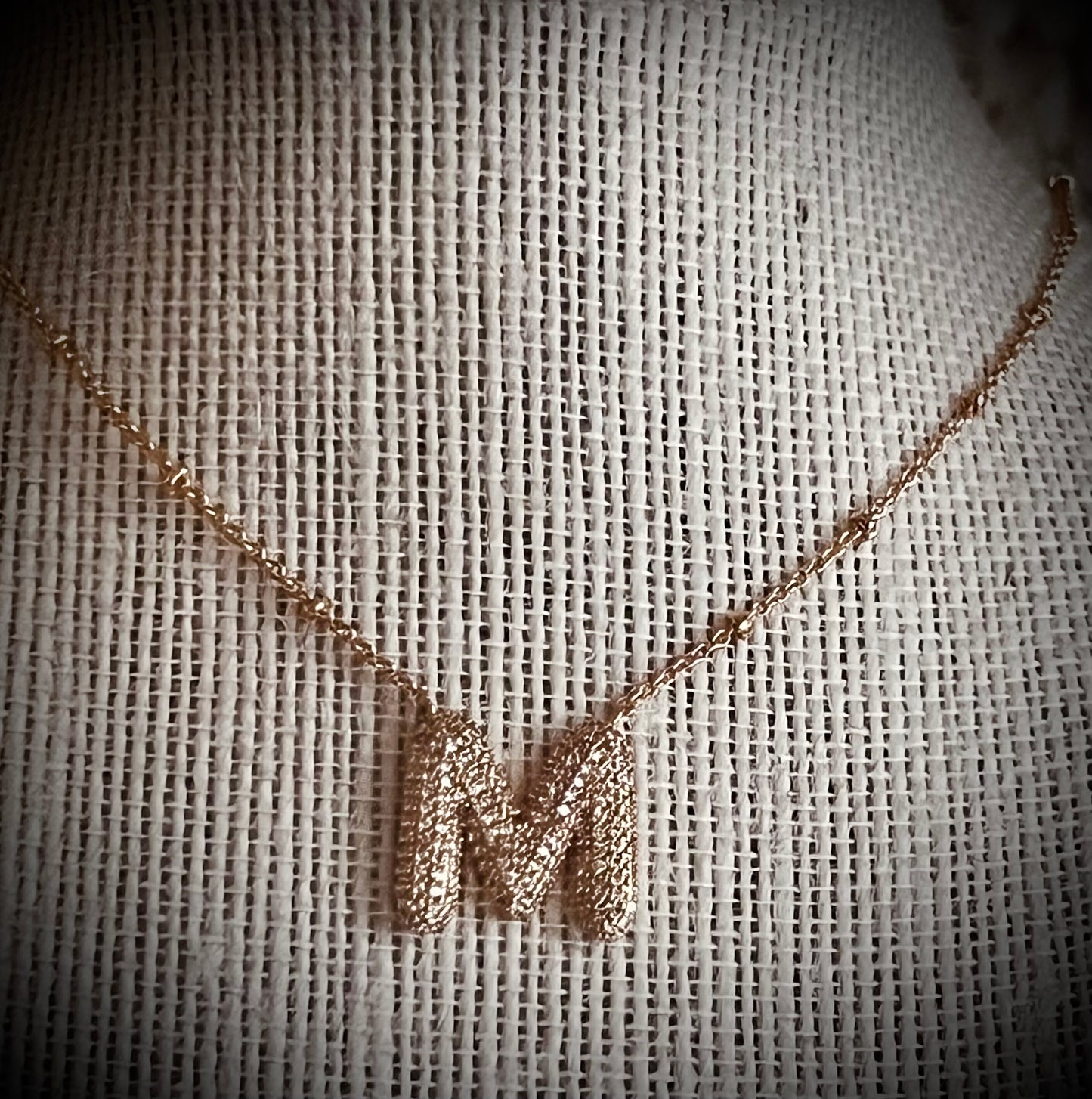 Initial necklace M