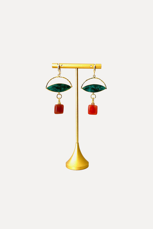 Agate Chandelier Earrings