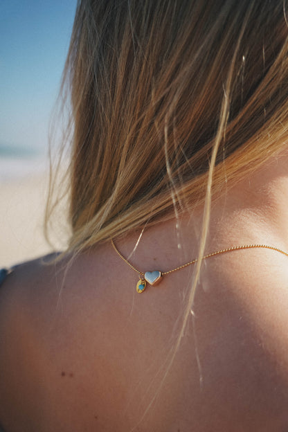 Adjustable Gold Heart Necklace