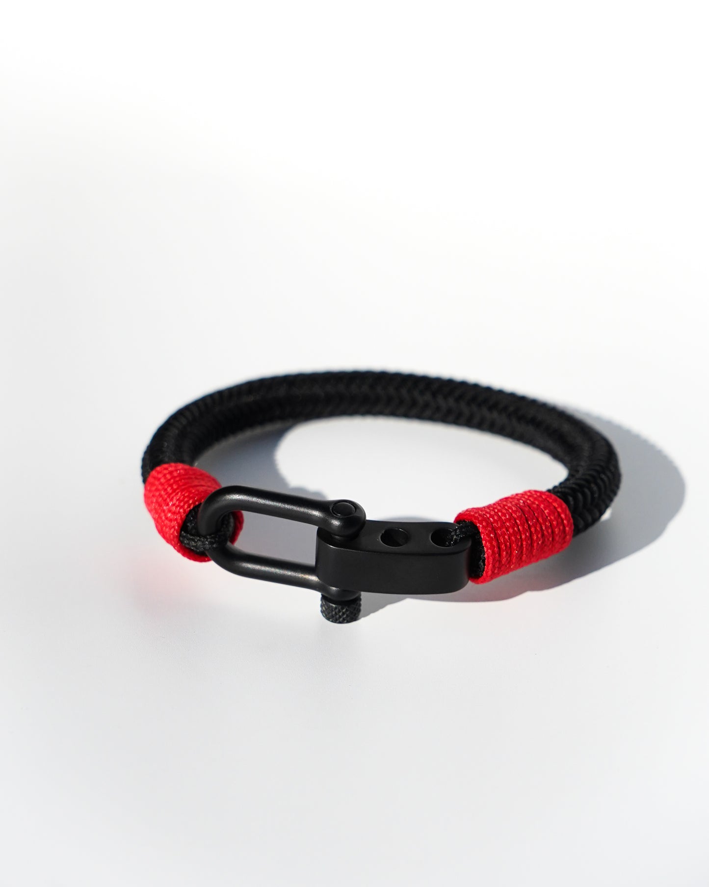 Black shackle bracelet