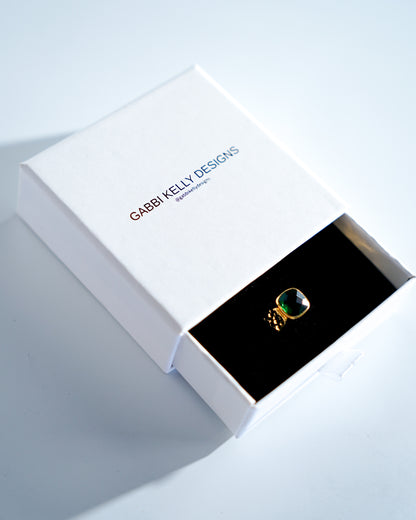 Emerald Quartz Ring