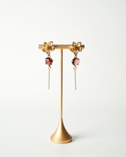 Pescara flower earrings