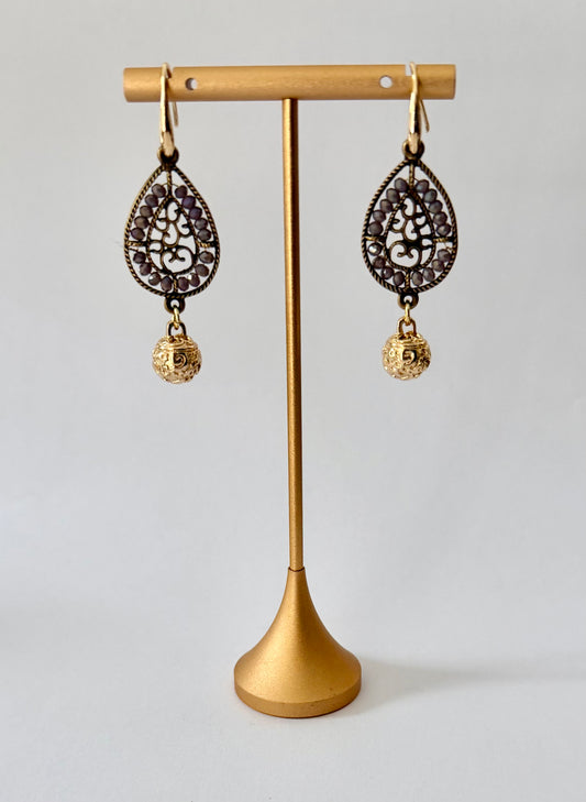 Portugal range filigree bell earrings