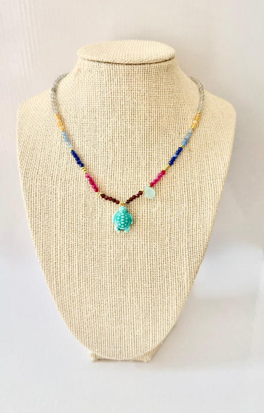 TK Turtle Multi Necklace