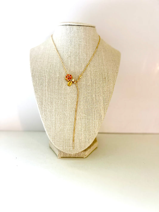 Adjustable small pink flower