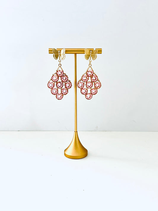 Majorca earrings light coral