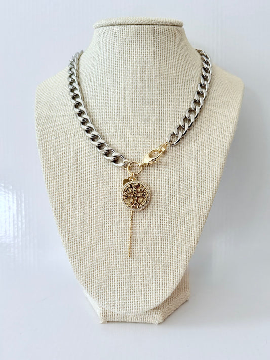 Mixed Metal Necklace