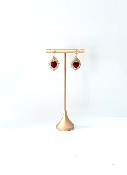 Red Royal Earrings