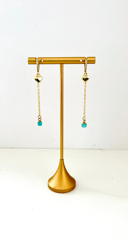 Kos heart earrings