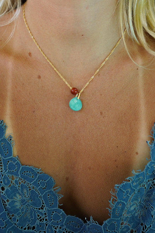 Amazonite Teardrop