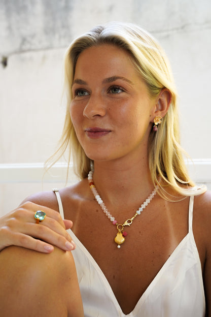 Pink Beaded Necklace