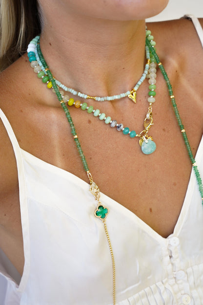 Green Beaded Necklace