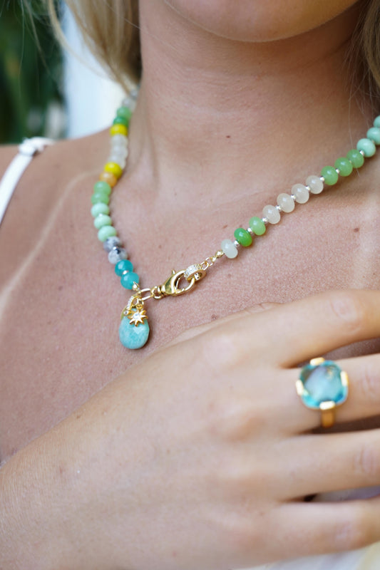 Green Beaded Necklace