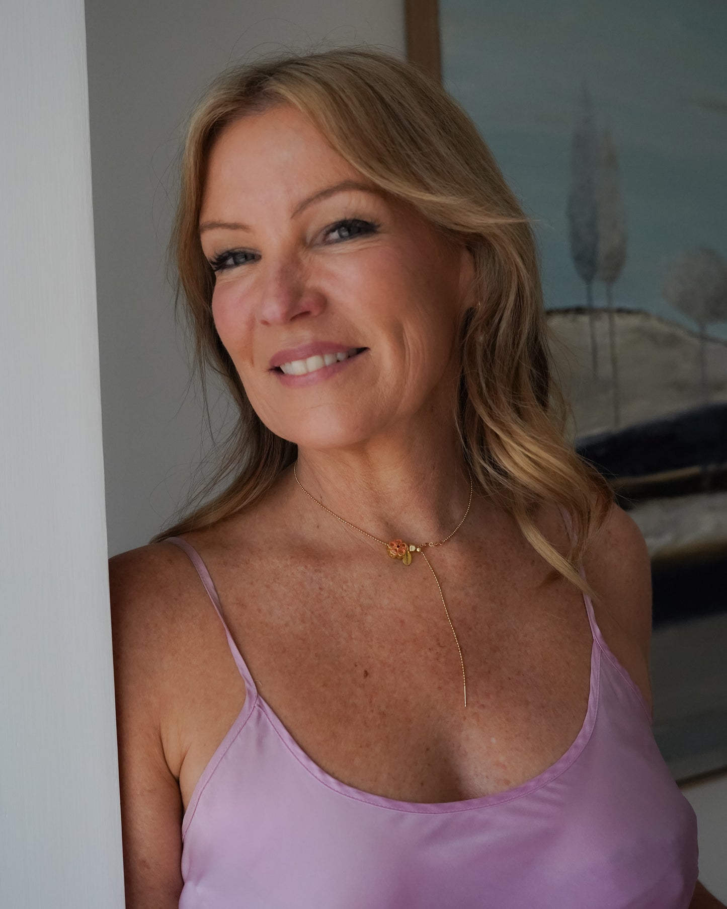 Adjustable Pink Flower