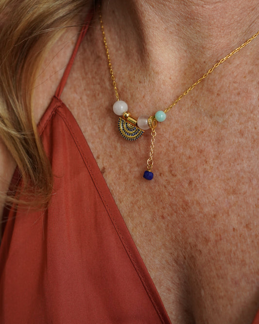 Trento Necklace - Blue