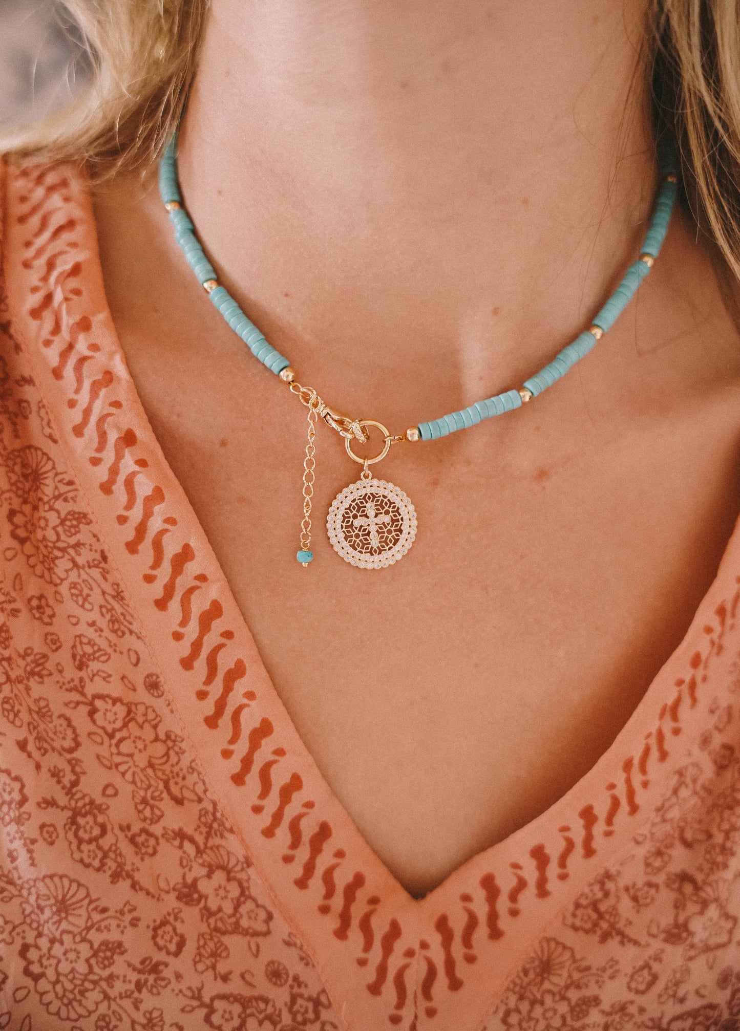 Turquoise Cross